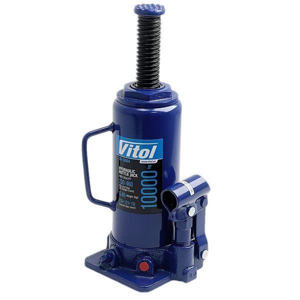 Домкрат гідравлічний Vitol 10т (230-460мм) ДБ-10004 (DB-10004) 124379 фото