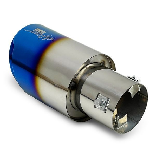 Насадка глушника HKS M8912 Одинарна Logo (BLUE) 85857 фото