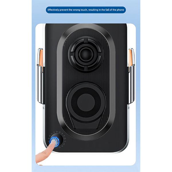 Автодержатель Wireless Induction Car Holder Auto Open-Close XYJ C10 15W Black 108940 фото