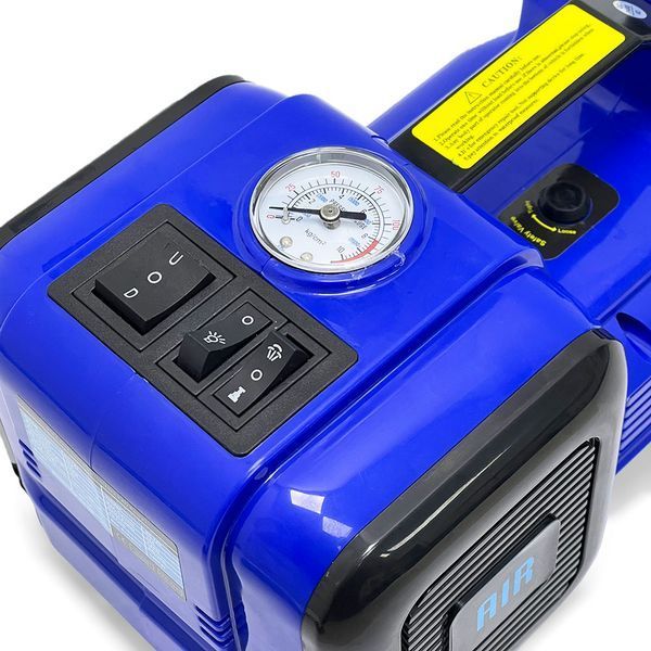 Домкрат электрогидравлический Vitol 2т (135-360мм) 180W 12V + компрессор 35л/мин 10Атм 15А HF01-A 107833 фото