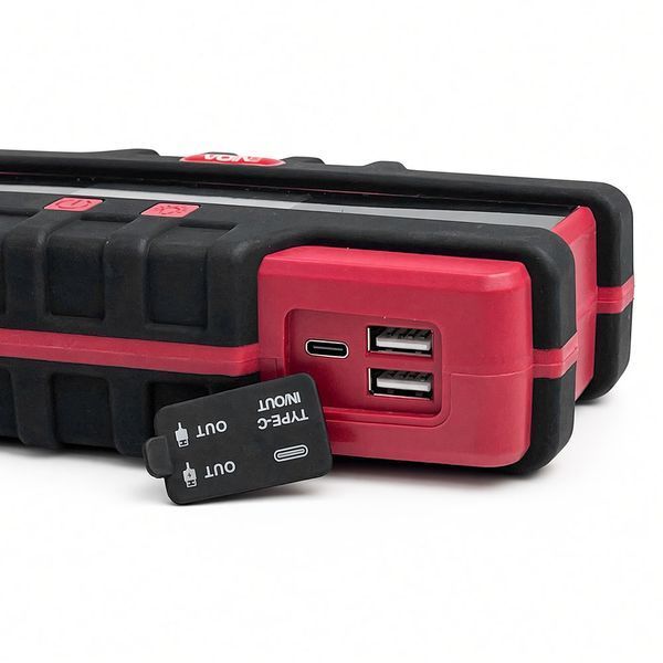 Пусковое устройство (бустер) для авто Voin JS-600 1500А + Power Bank 12000mAh 12V LED-фонарь 124625 фото