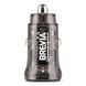 Автомобільне зарядне Brevia ePower DualCharge 30W USB-C+USB-A (46130CAB) Black 124713 фото 3