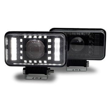 Фары диодные LED АТР2851 35W ближний свет + DRL 10-80V (2 шт) HP-GZD-478-02 123236 фото