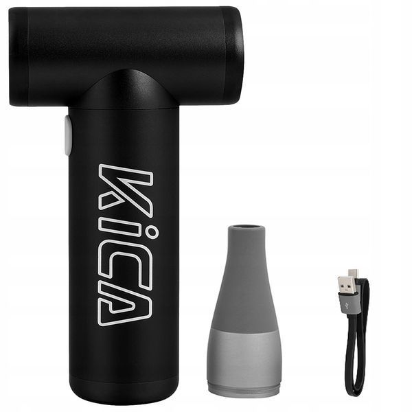 Многофункциональный портативный мини турбо вентилятор KICA Jet Fan Black 108094 фото