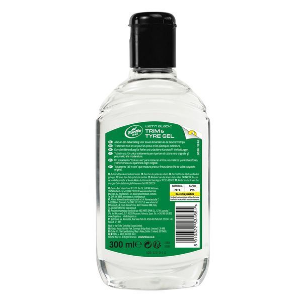 Чорнитель для шин та пластику Turtle Wax Wet-n-Black гель 300 мл (53165) 124246 фото