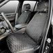 Майки-накидки на сиденья Алькантара Премиум Audi RS (отдельные подголовники) черные 108661 фото 1
