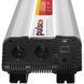 Преобразователь напряжения Pulso IMU-2020 12V-220V 2000W 1USB-5V DC 2.0A 2-Розетки (мод. синусоид) 123141 фото 2