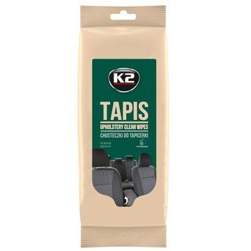 Серветки вологі для очищення тканинної оббивки K2 Tapis Wipes (20х18см) K212 108128 фото
