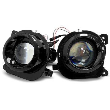 Протитуманні світлодіодні фари BMW 5 F10 2014-2016, X1-X6 Bi-Led лінзи 90W W/W (к-т 2шт) 109083 фото