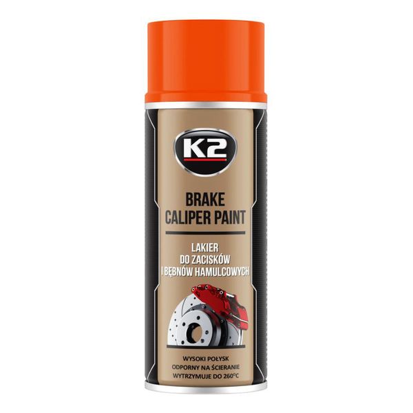 Фарба високотемпературна для супортів K2 Brake Caliper Paint Orange 400ml 109814 фото