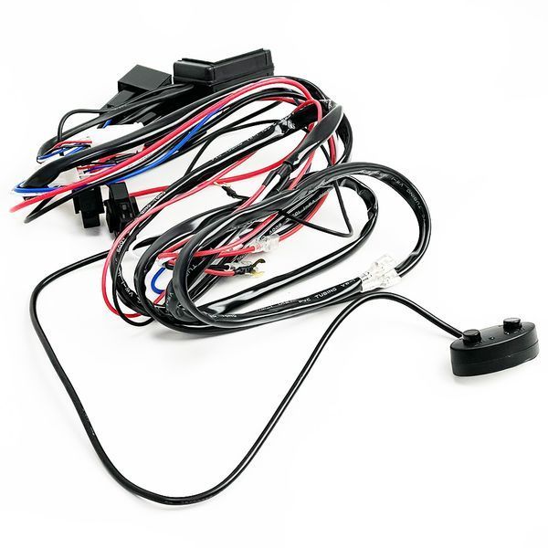 Проводка для LED балок та LED фар з режимом Ближній-Дальний + стробоскоп 2х250W 40A 2м 12V 123315 фото