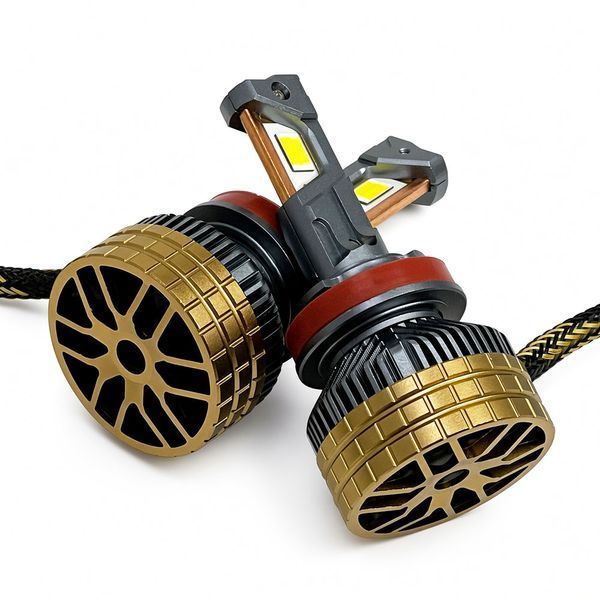 Світлодіодні автолампи Yobis T-70 H11 150W 3000-6500K 16000Lm Canbus 9-36V (2 шт.) App Control 124452 фото