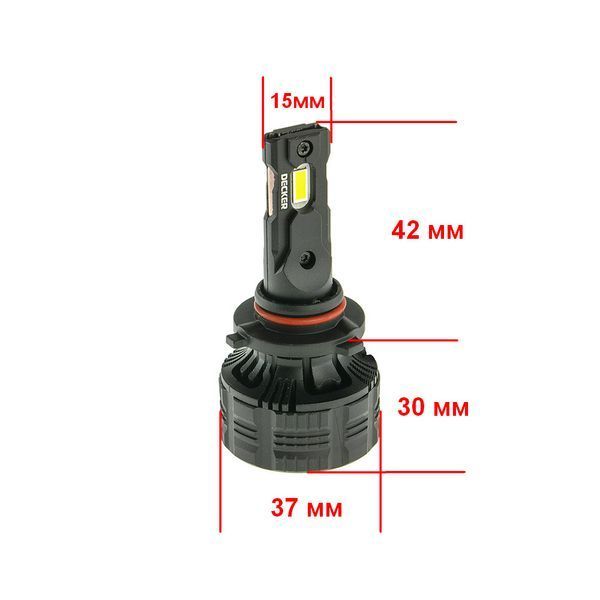 Світлодіодні автолампи Decker LED PL-03 HB4 (9006) 65W 5000K 12000Lm (2шт.) 107882 фото