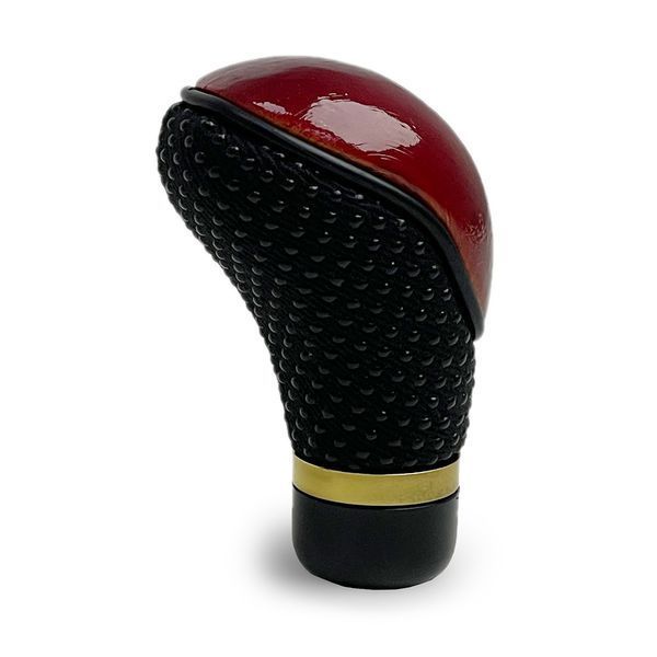 Ручка КПП Vitol F 25031 MP кожа (темное дерево) Черная 29062 фото