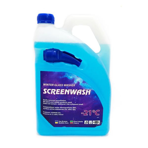 Омыватель стекла зимний -21 ScreenWash See Breeze 4,2л Синий (с лейкой) 93326 фото