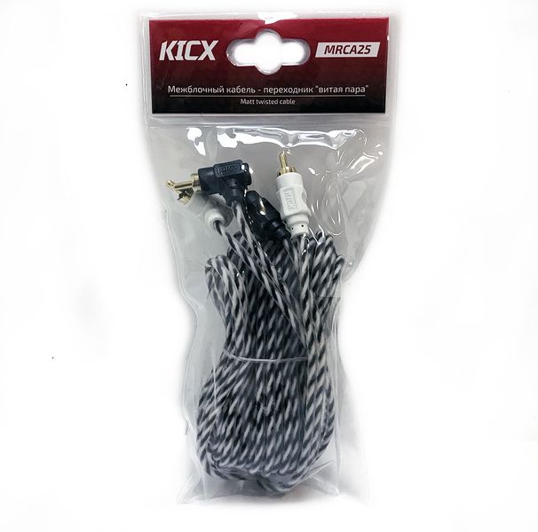 Кабель межблочный RCA Kicx MRCA 25 773 фото