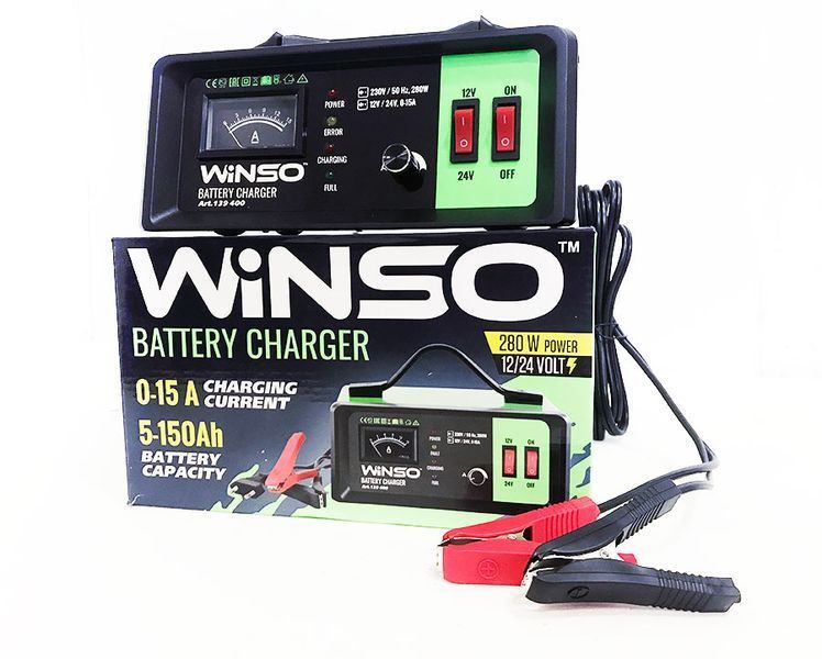 Зарядное устройство Winso 139400 15A 12V/24V 61300 фото
