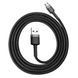 Кабель Baseus Cafule MicroUSB 2.4A, 1M Серый + Черный (CAMKLF-BG1) 104131 фото 2