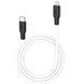 Кабель HOCO X21 Plus Type-C - Lightning 20W 1m Silicone Black-White 123672 фото 1