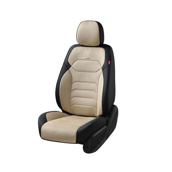 Авточехлы 5D - Elegant Verona 700144 Бежевый (алькантара + эко-кожа) 103373 фото