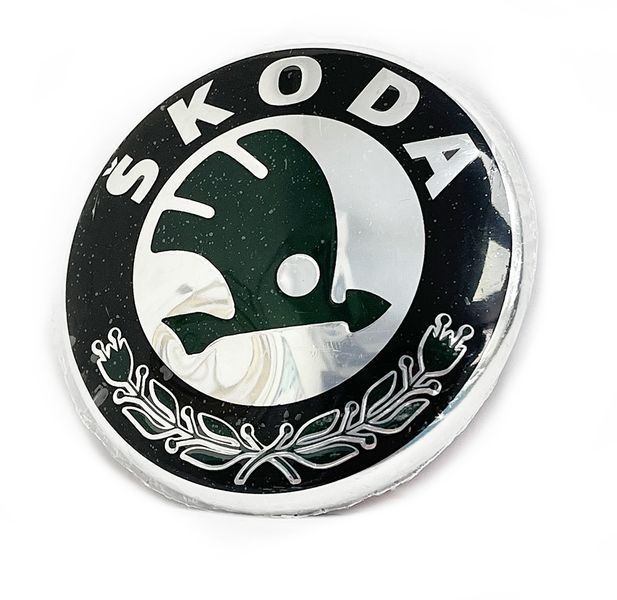 Емблема Skoda 89мм (під оригінал) 6Y9 853 621 (другий сорт) 103271 фото