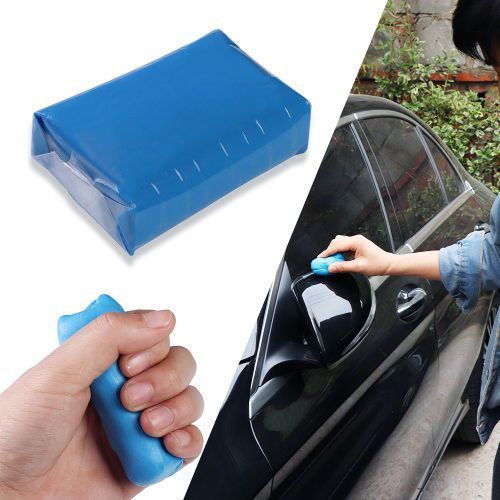 Синя глина Blue Clay Bar для очищення кузова автомобіля 100g 59588 фото