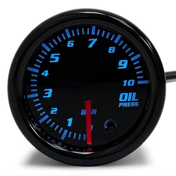 Давление масла Ket Gauge 5204 RGB Black 52 мм 109680 фото