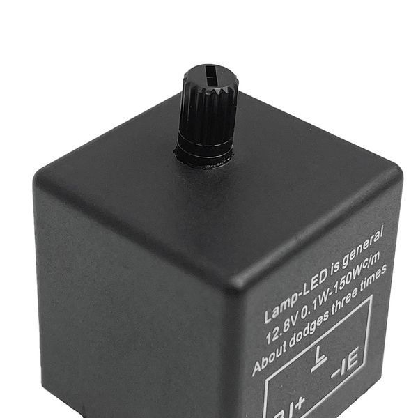Реле поворотів для світлодіодних LED ламп КВАНТ 80А 12V регулюванням частоти миготіння (3-х контак.) 123889 фото