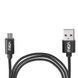 Кабель Voin 1801M USB - MicroUSB 3,0A 1м Black (CC-1801M BK) 91149 фото 1
