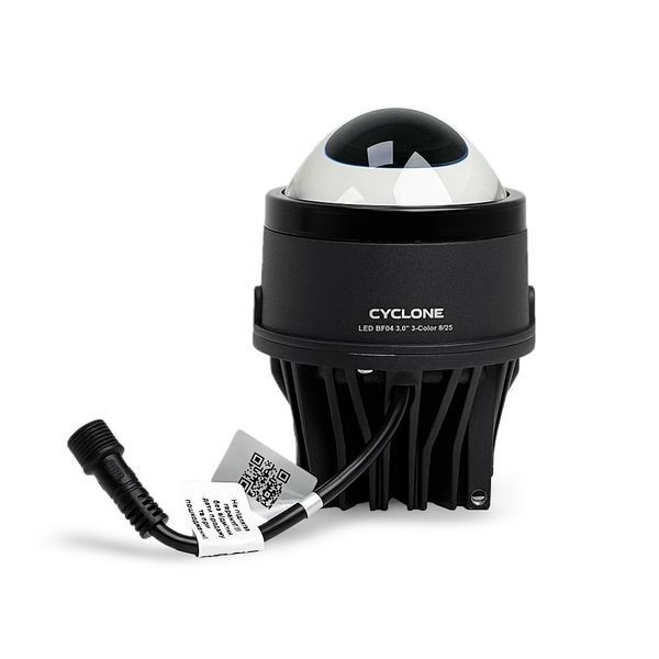 Лінзи світлодіодні Cyclone Bi-Led BF04 3.0" 40/45W 3000K, 4300K, 6000K 3Color 9-16V (2 шт.) 123111 фото