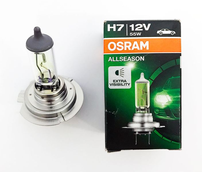 Автолампа Osram AllSeason Super H7 55W 12V 64210ALL 57830 фото