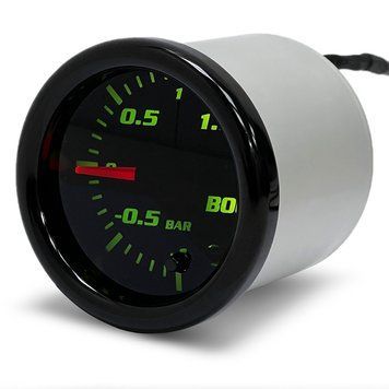 Датчик тиск турбіни Ket Gauge 5207 RGB Black 52 мм 109683 фото