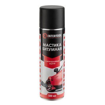 Мастика бітумна Intertool FS-6850 аерозоль 500мл 108114 фото