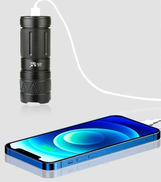 Ліхтарик ручний X-Balong BL-G87-GT30 50W + PowerBank 7000mAh Type-C (8 годин світла) 123294 фото