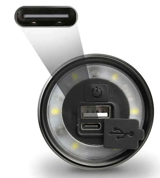 Ліхтарик ручний X-Balong BL-G87-GT30 50W + PowerBank 7000mAh Type-C (8 годин світла) 123294 фото