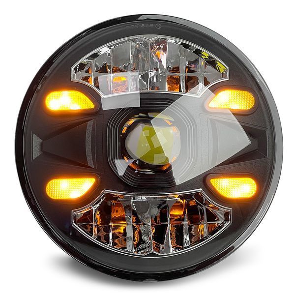 Світлодіодні фари DriveX WL G-01 7" 26/46W H/L STM - DRL W+Y 124006 фото