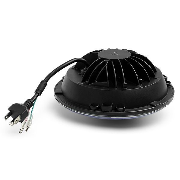 Світлодіодні фари DriveX WL G-01 7" 26/46W H/L STM - DRL W+Y 124006 фото