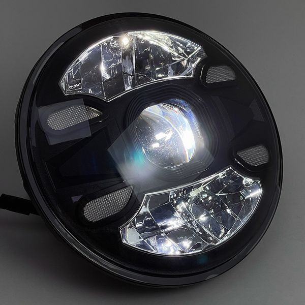 Світлодіодні фари DriveX WL G-01 7" 26/46W H/L STM - DRL W+Y 124006 фото