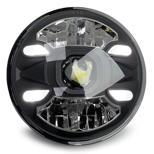 Світлодіодні фари DriveX WL G-01 7" 26/46W H/L STM - DRL W+Y 124006 фото