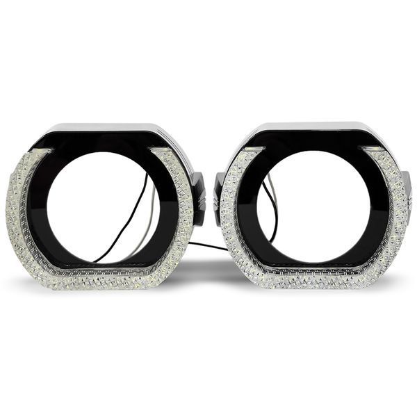 Маска Guarand под линзы 5D Angel Eyes 3,0 дюйма LED U-тип Black Style Белый (i6-U30-W) 122207 фото