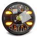 Світлодіодні фари DriveX WL G-01 7" 26/46W H/L STM - DRL W+Y 124006 фото 6