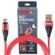 Кабель Voin 6101M RD USB - Micro USB 3А 1м магнитный Red (быстрая зарядка, передача данных) (VC-6101M RD) 108630 фото 1