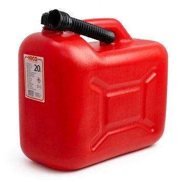 Каністра пластикова Hico 20л. (Зі шлангом) Червона KAN003R 124628 фото