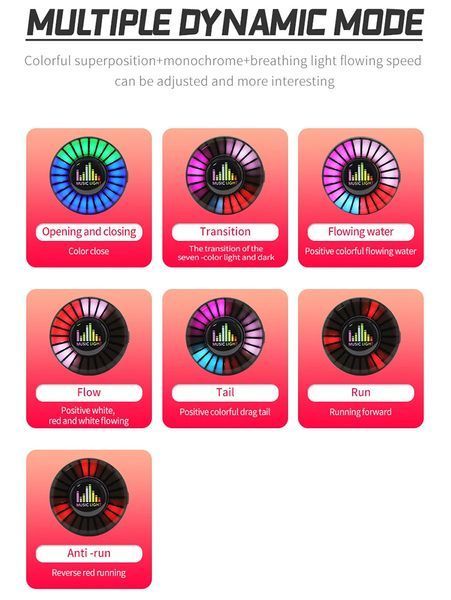 Ароматизатор светодиодный RGB Music Lights Black 108927 фото