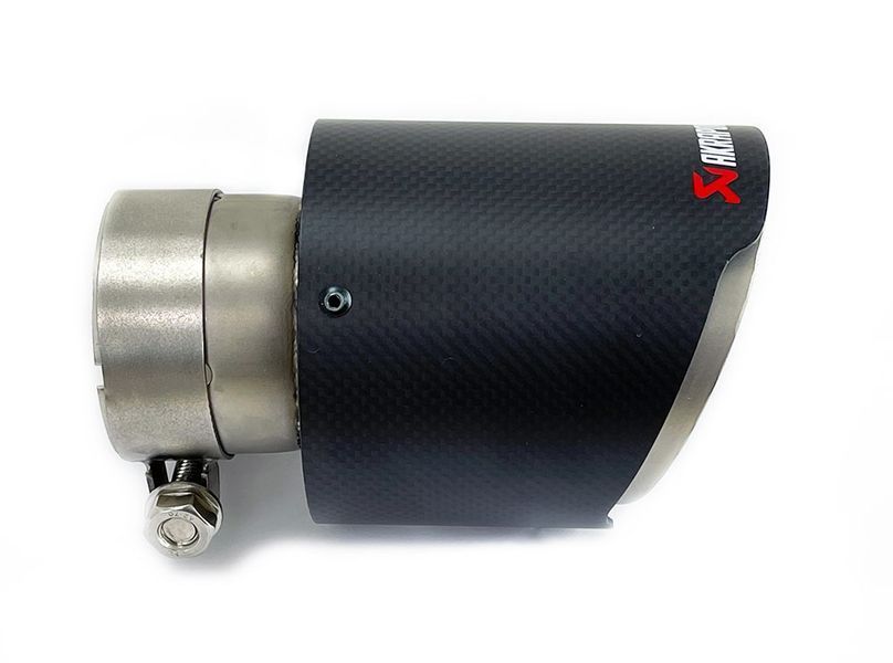 Насадка глушника Akrapovic AK66-101 Одинарна (ZB) carbon 96118 фото