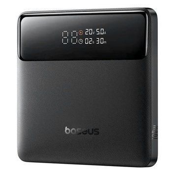 Повербанк Baseus Blade H1 Digital Display 20000mAh 2USB 2Type-C, PD-QC3.0, 100W + Type-C Cable Blaсk 124047 фото