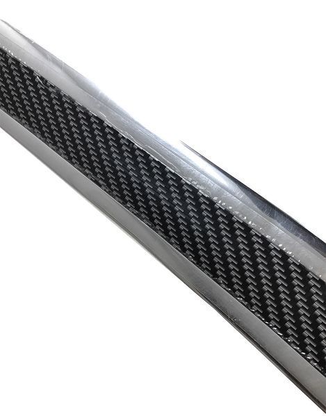 Молдинг гумовий універсальний CARBON-CHROME (ширина 5см) - 1м 76006 фото Молдинг гумовий універсальний CARBON-CHROME (ширина 5см) - 1м 76006 фото