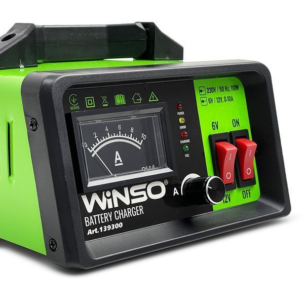 Зарядний пристрій Winso 139300 10А 6V/12V 123584 фото