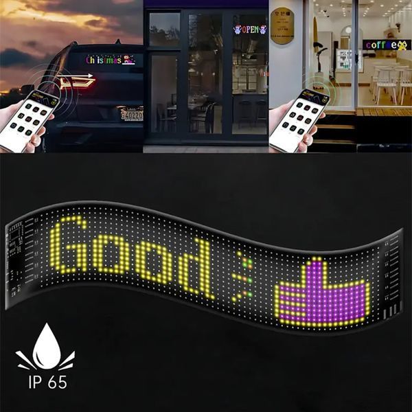 Світлодіодний гнучкий LED панель-екран RGB App Control 7 х 17,3 см (16*32) 122963 фото