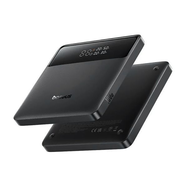 Повербанк Baseus Blade H1 Digital Display 20000mAh 2USB 2Type-C, PD-QC3.0, 100W + Type-C Cable Blaсk 124047 фото
